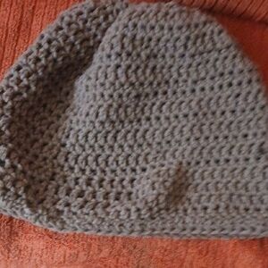 Cozy Gray Crochet Beanie